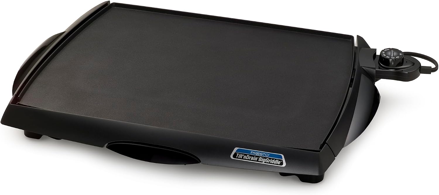 Tilt Drain Cool Touch Griddle