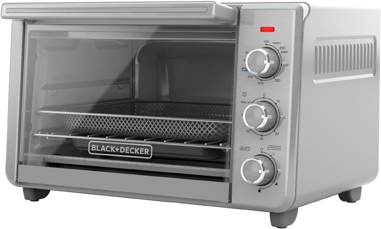 5-in-1 Stainless Steel Air Fryer Toaster Oven