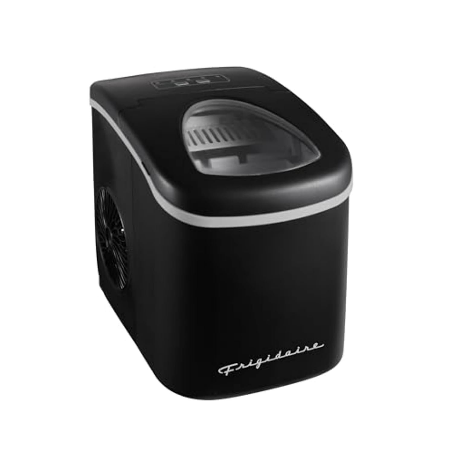 Black Compact Countertop Ice Maker