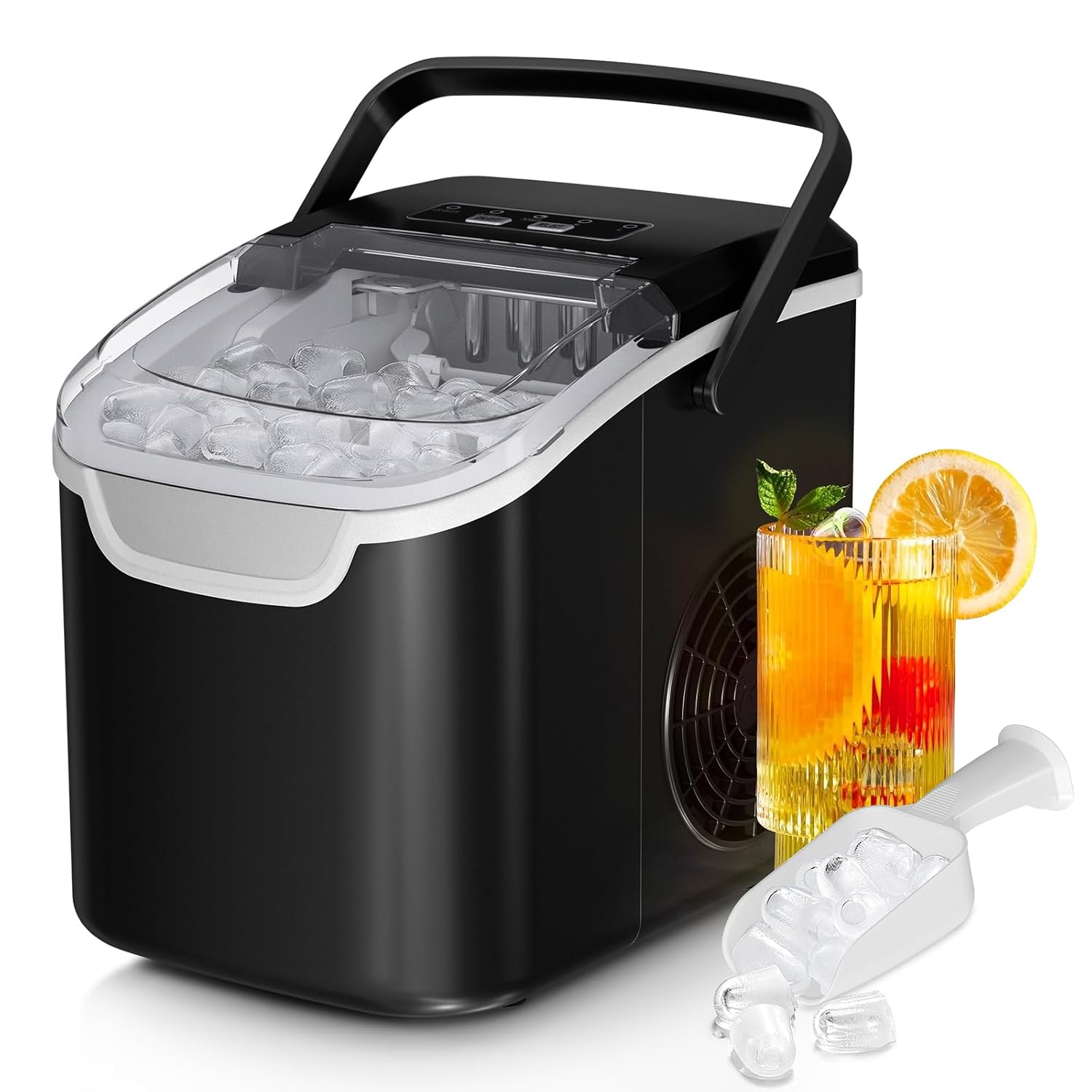 Black Portable Mini Ice Maker