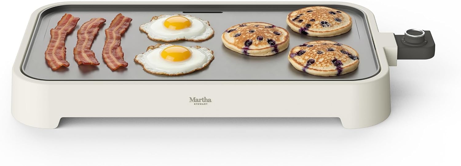 Cream XL Electric Ceramic Griddle