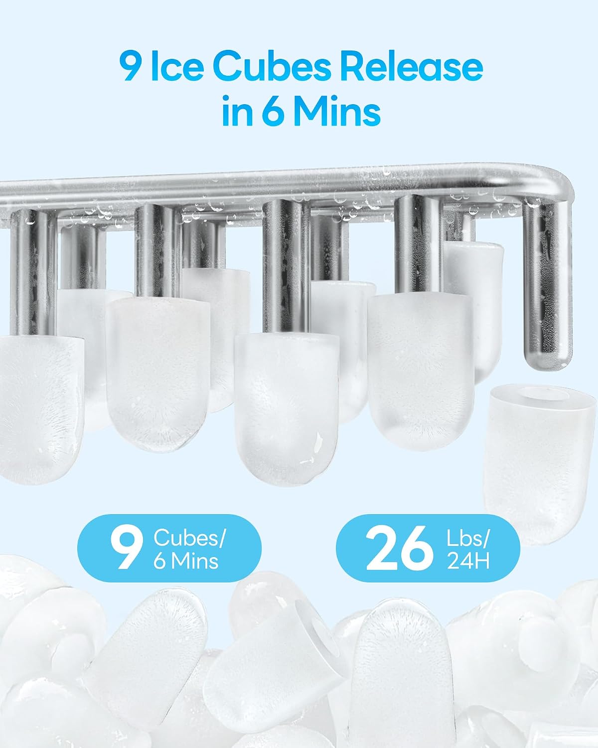 Portable Bullet Ice Maker