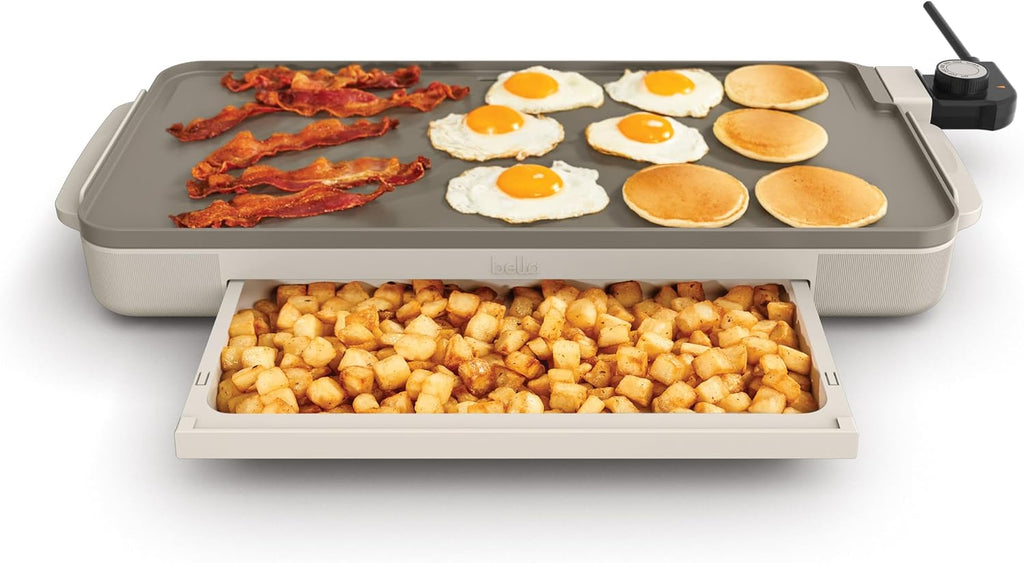 Oatmilk Ceramic Electric Griddle
