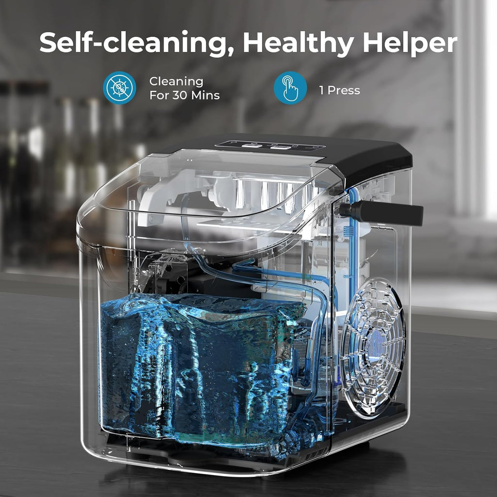 Black Portable Mini Ice Maker