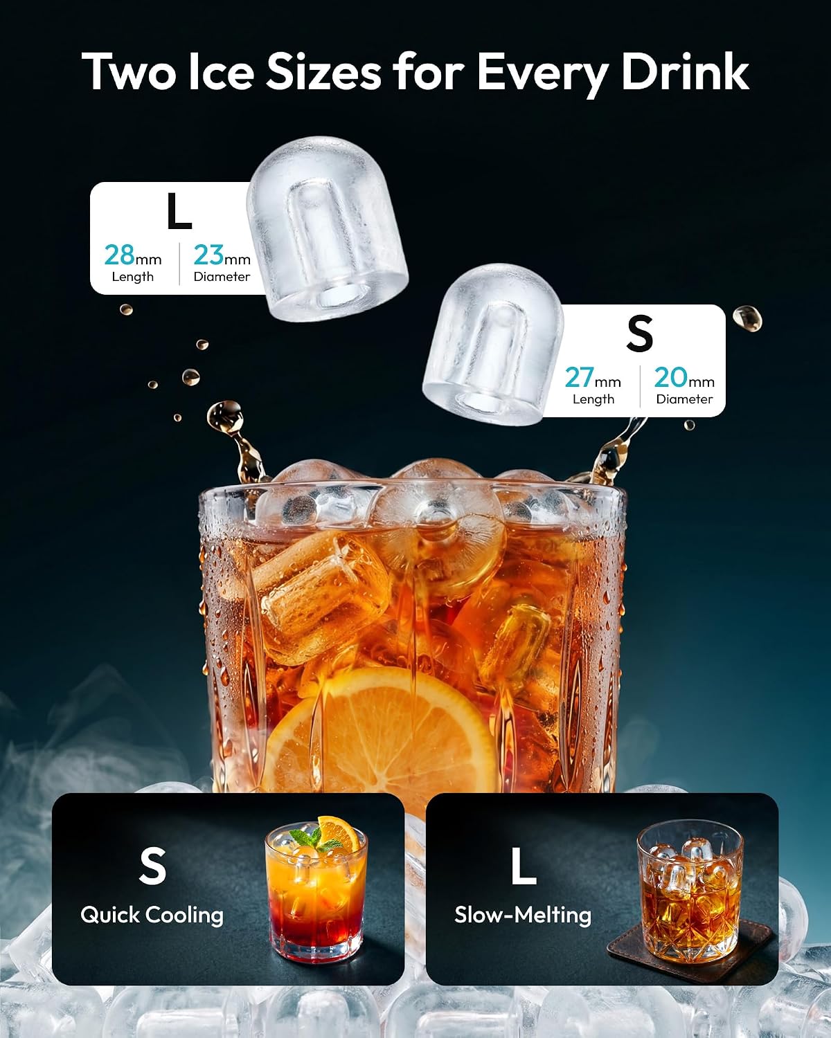 Portable Bullet Ice Maker