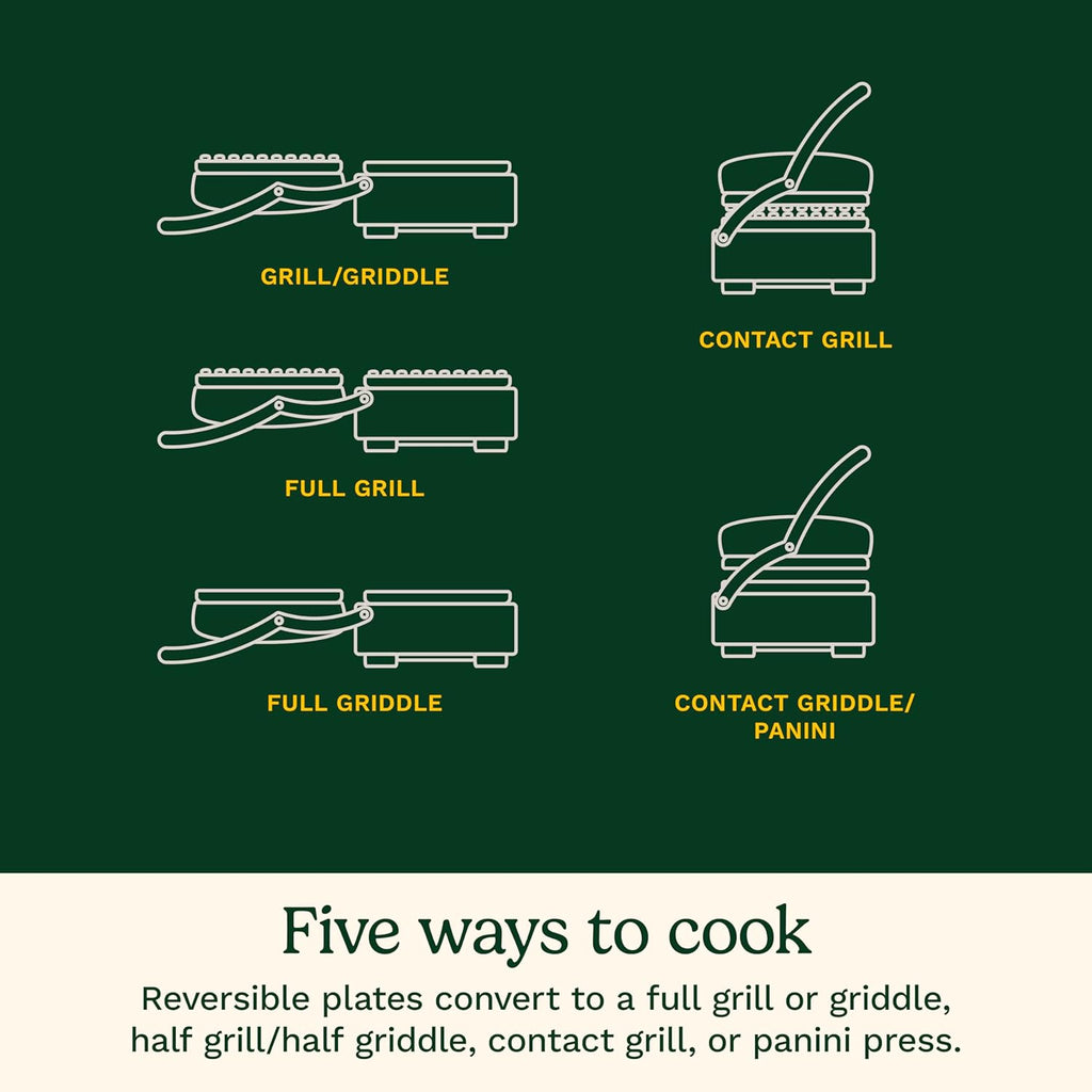 5-in-1 Stainless Steel Griddler