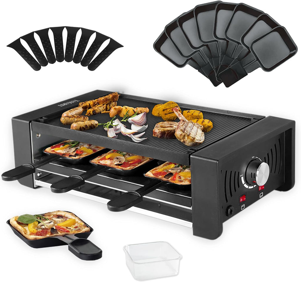 2-in-1 Raclette Korean BBQ Grill