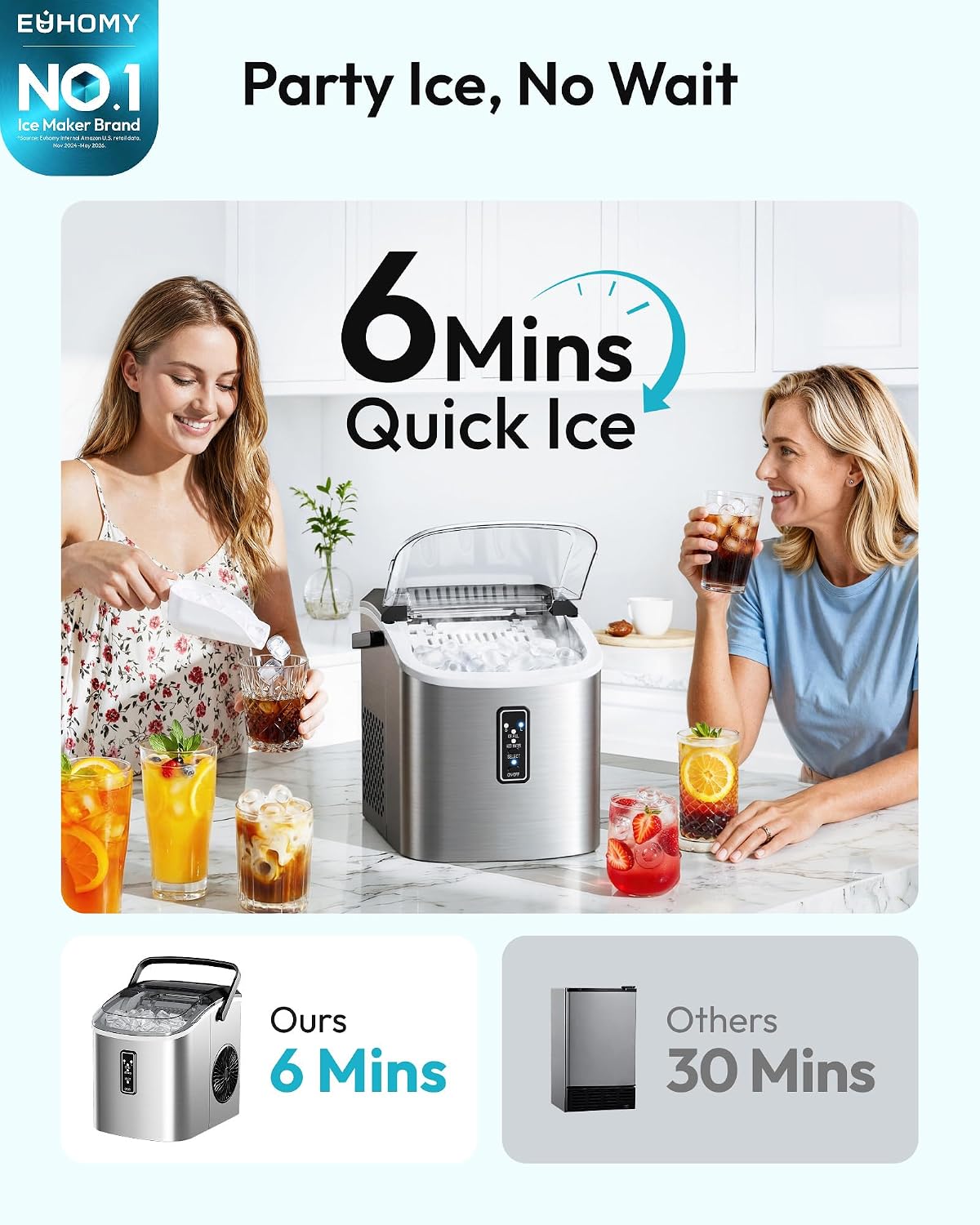 Portable Bullet Ice Maker
