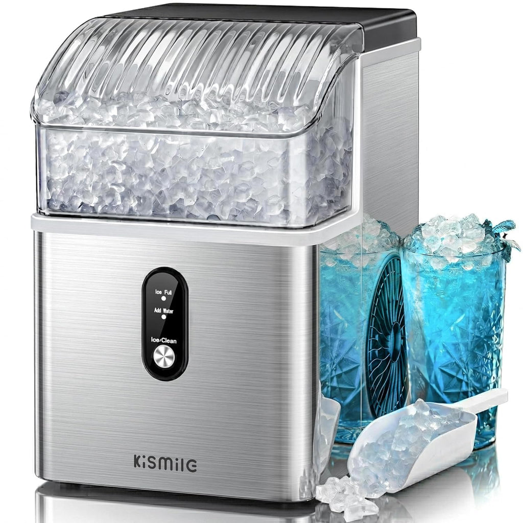 Silver Portable Nugget Ice Maker