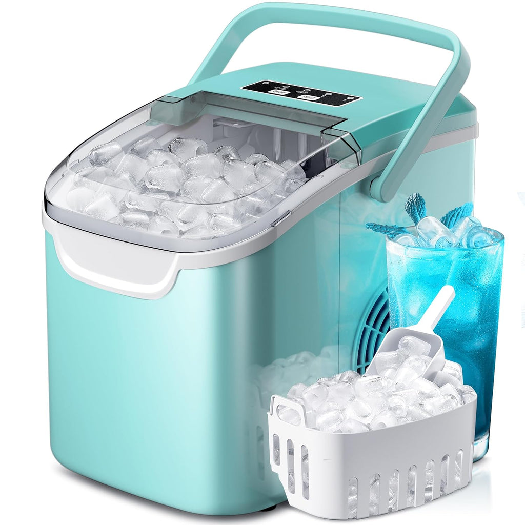 Green Countertop Ice Maker
