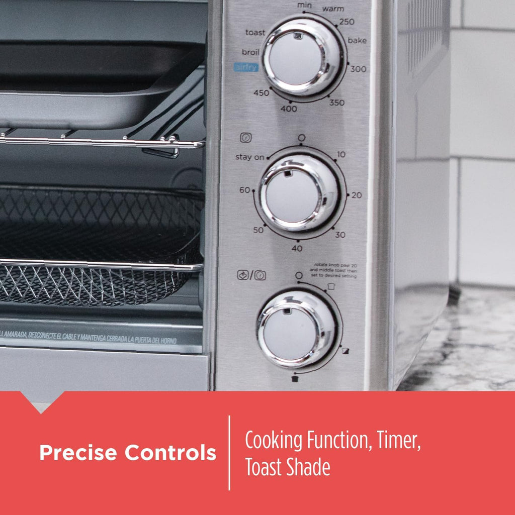 5-in-1 Stainless Steel Air Fryer Toaster Oven