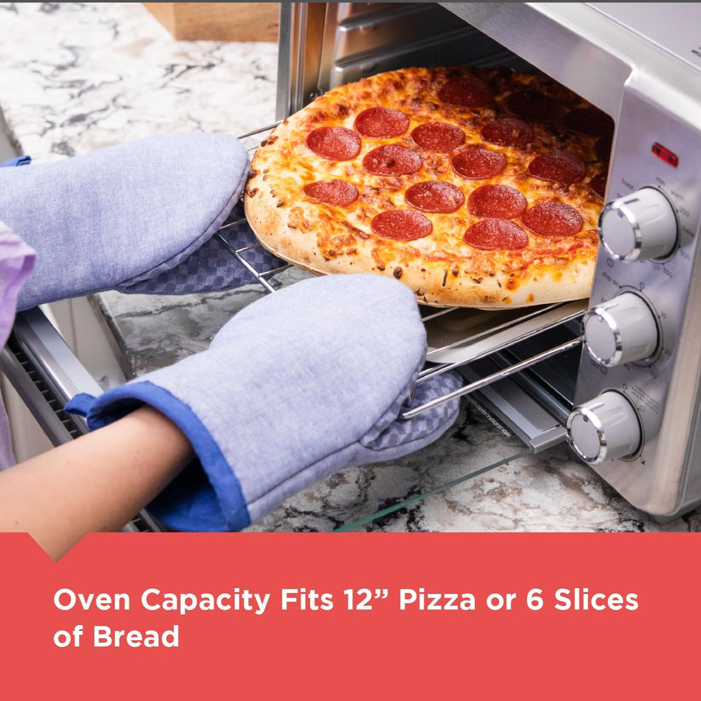 5-in-1 Stainless Steel Air Fryer Toaster Oven