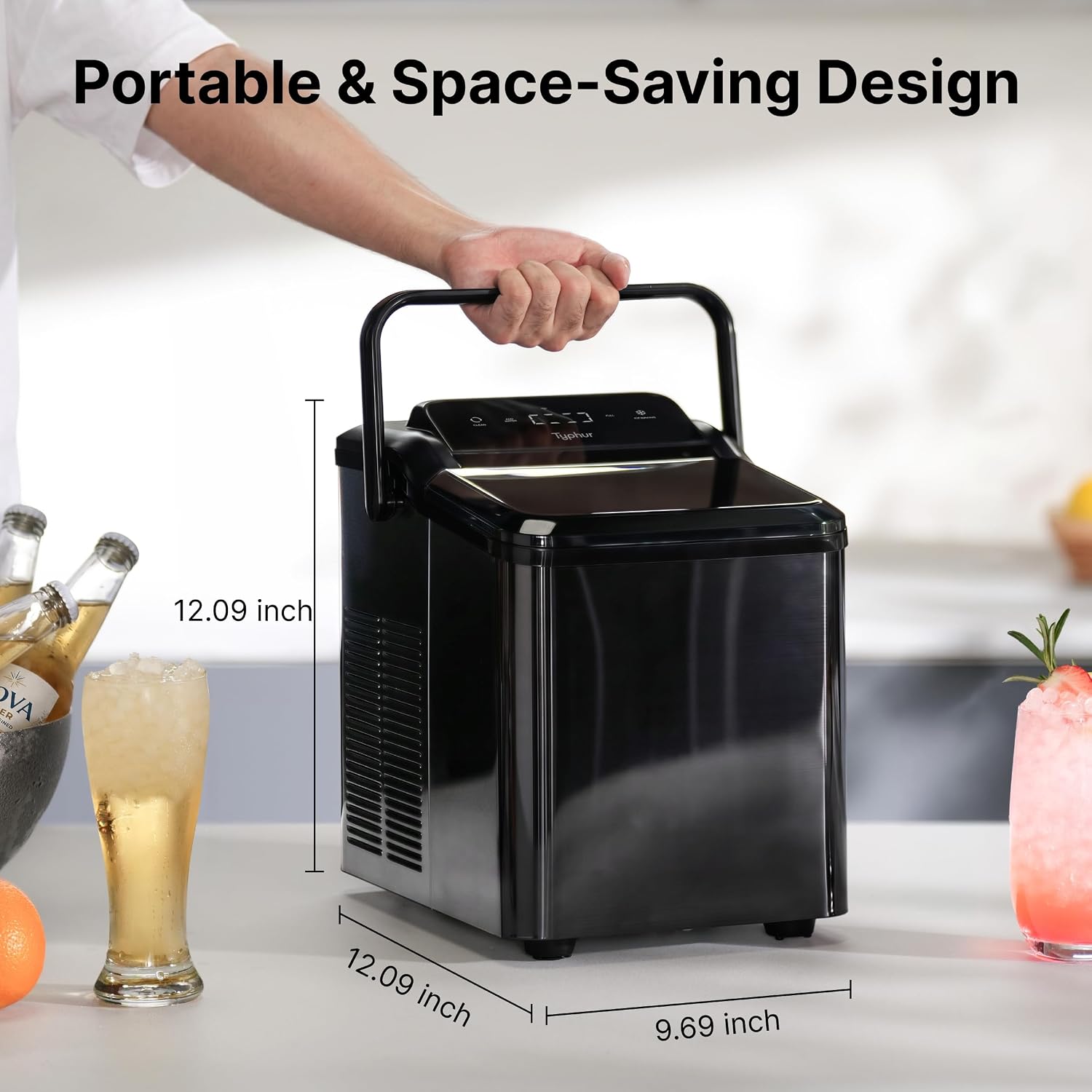 Smart Silver Nugget Ice Maker