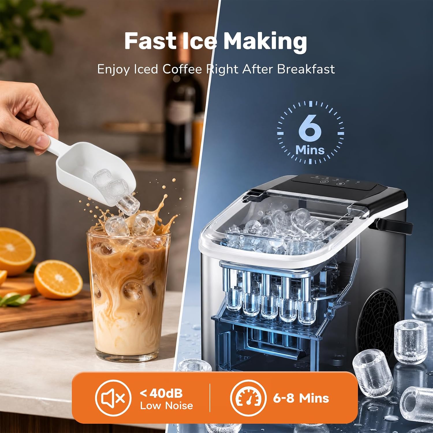 Portable Countertop Ice Maker