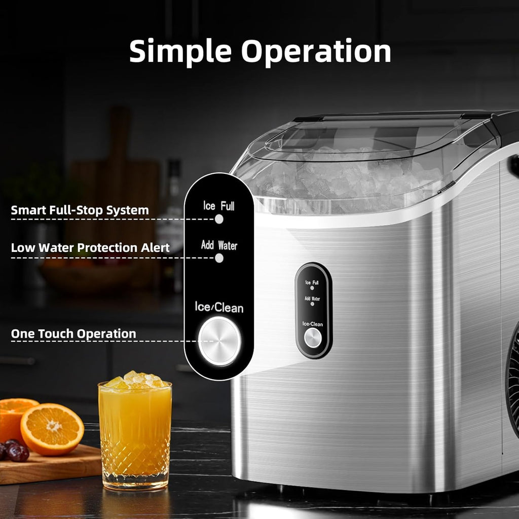 Stainless Nugget Ice Maker