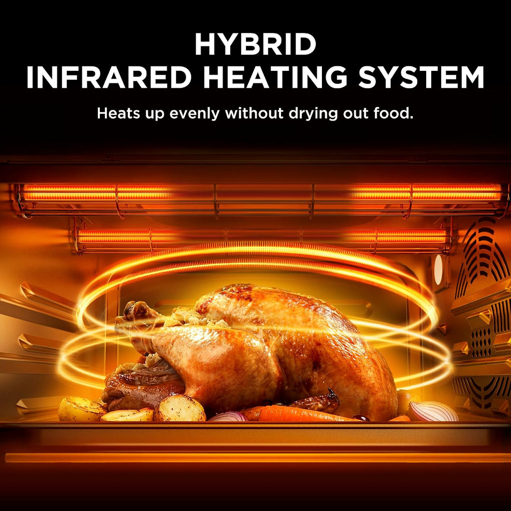 8-in-1 Slim Infrared French Door Air Fryer Oven