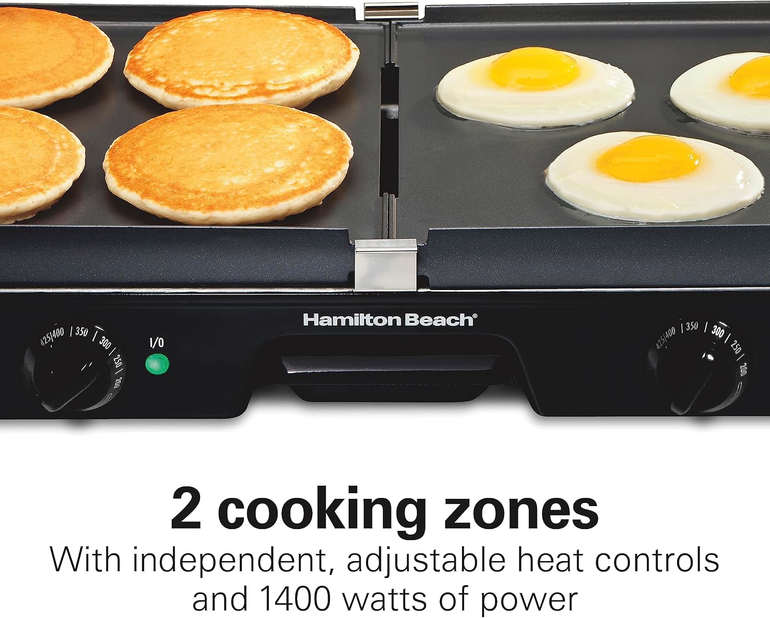 3-in-1 Dual Zone Electric Grill Griddle