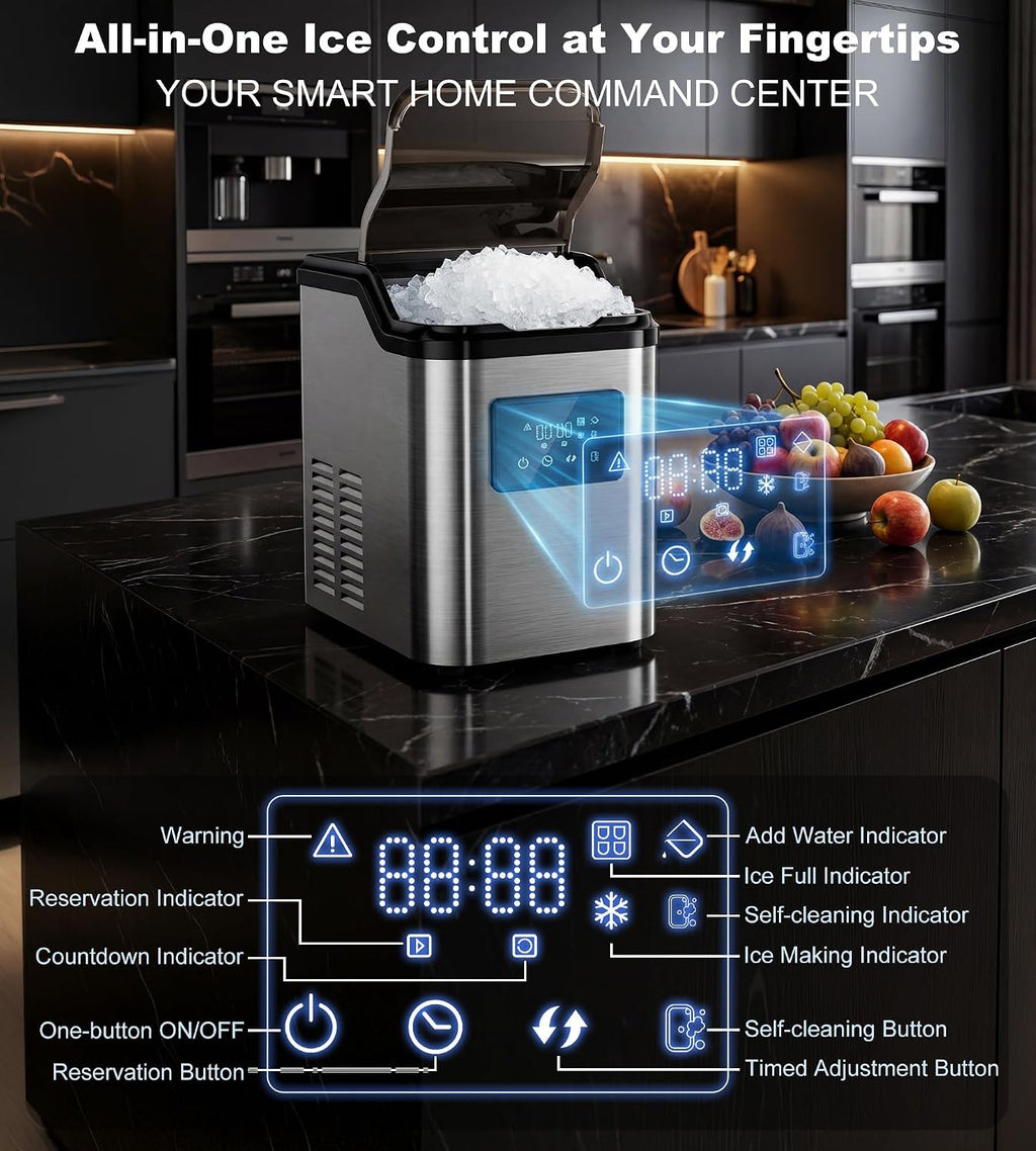 Stainless Nugget Ice Maker