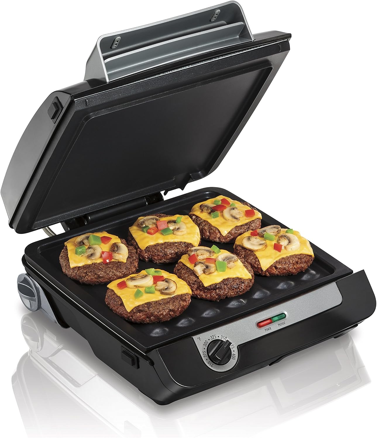 4-in-1 Electric Grill Griddle Combo