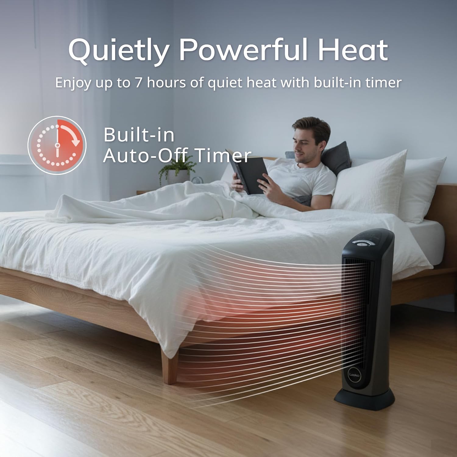 Ceramic Tower Heater with Remote