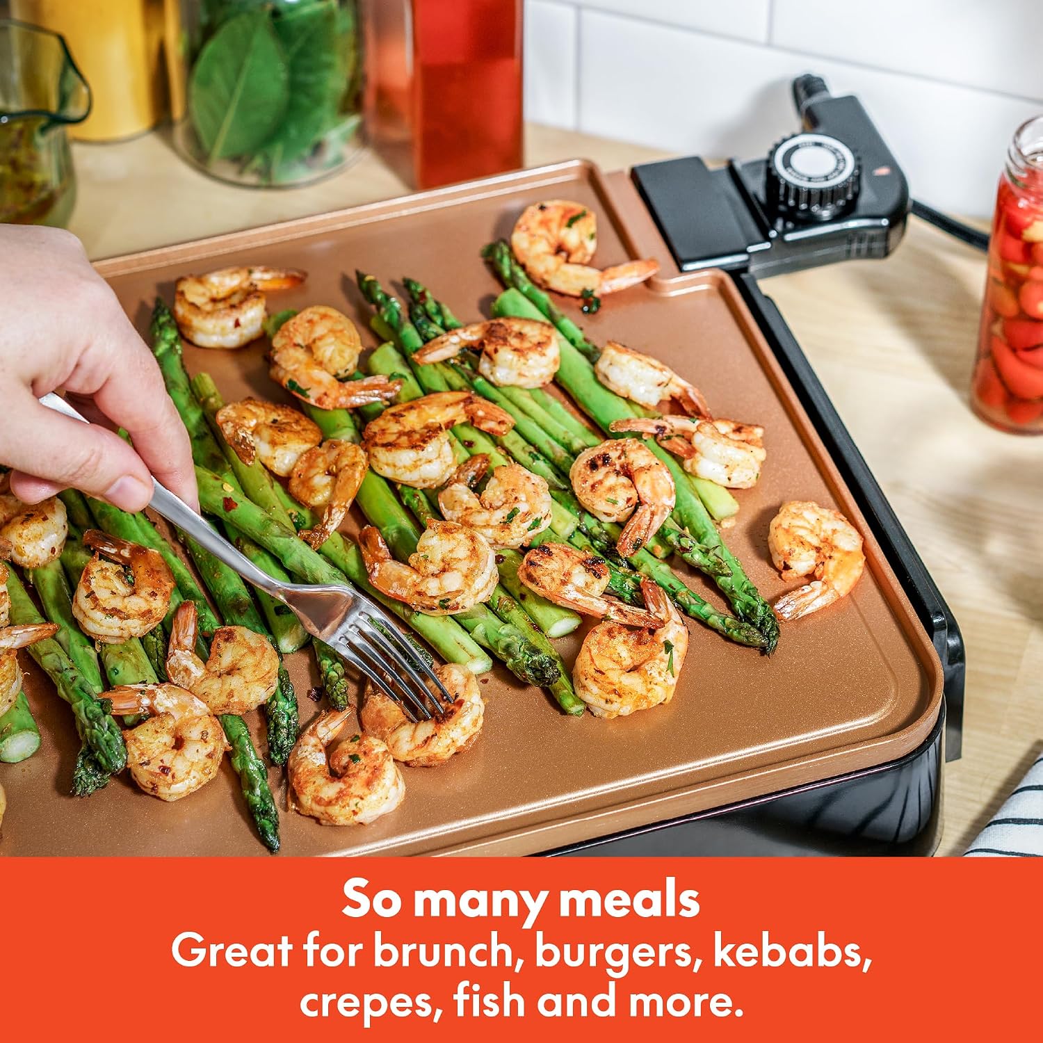 Copper XL Ceramic Electric Griddle