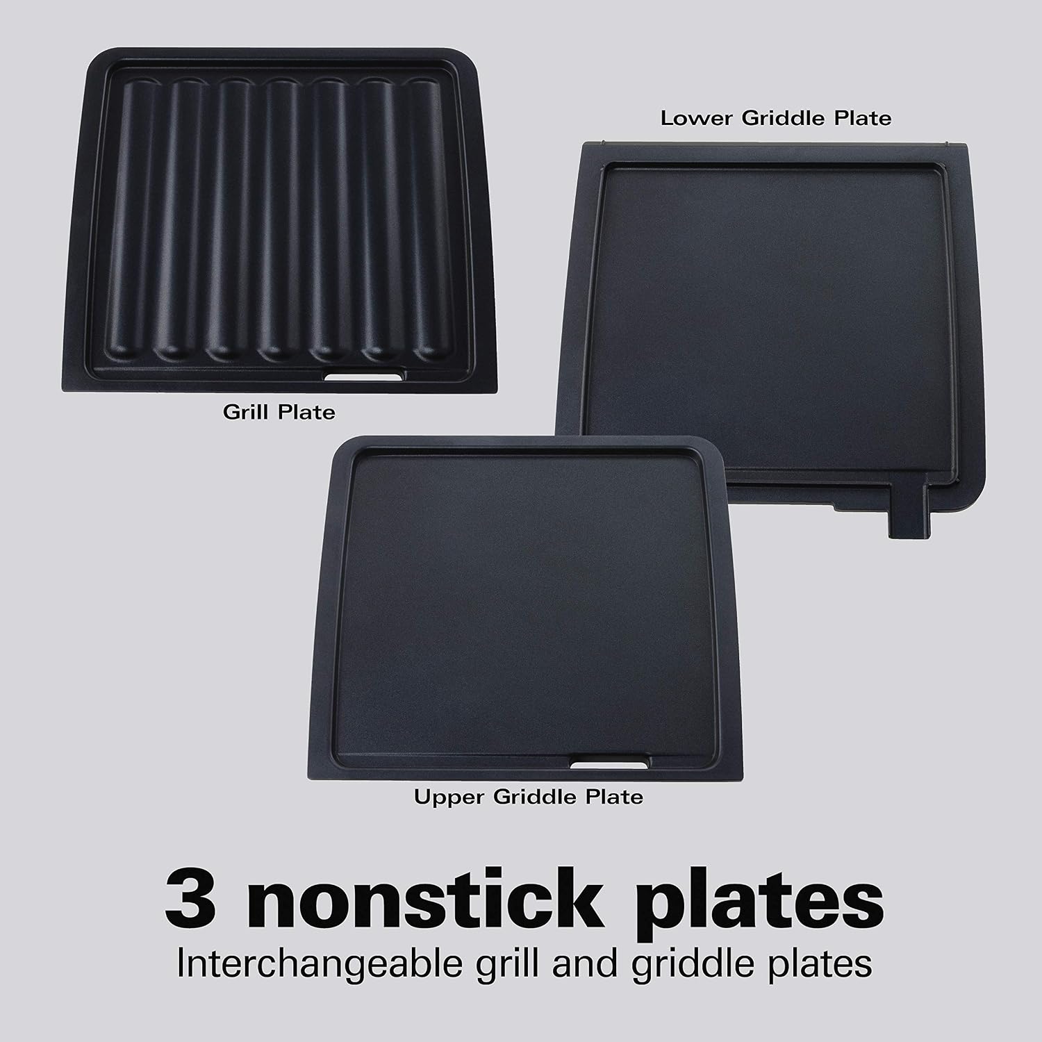 4-in-1 Electric Grill Griddle Combo