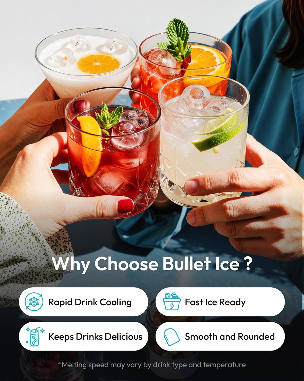 Portable Bullet Ice Maker