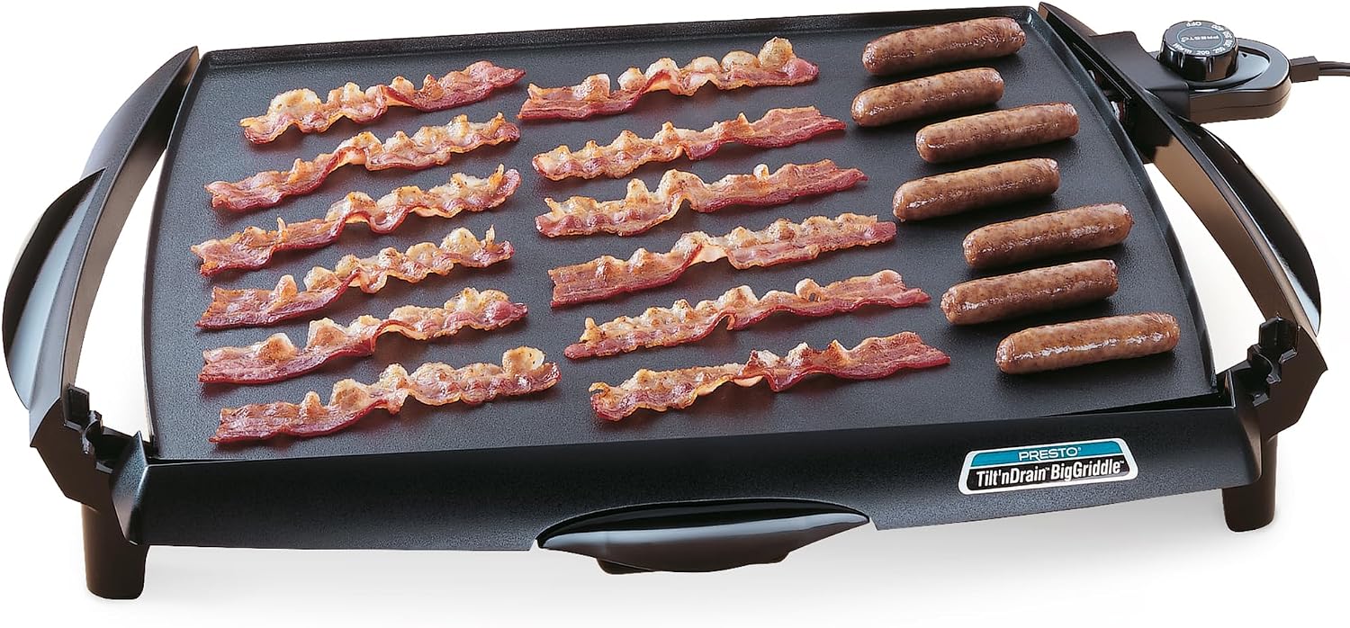 Tilt Drain Cool Touch Griddle