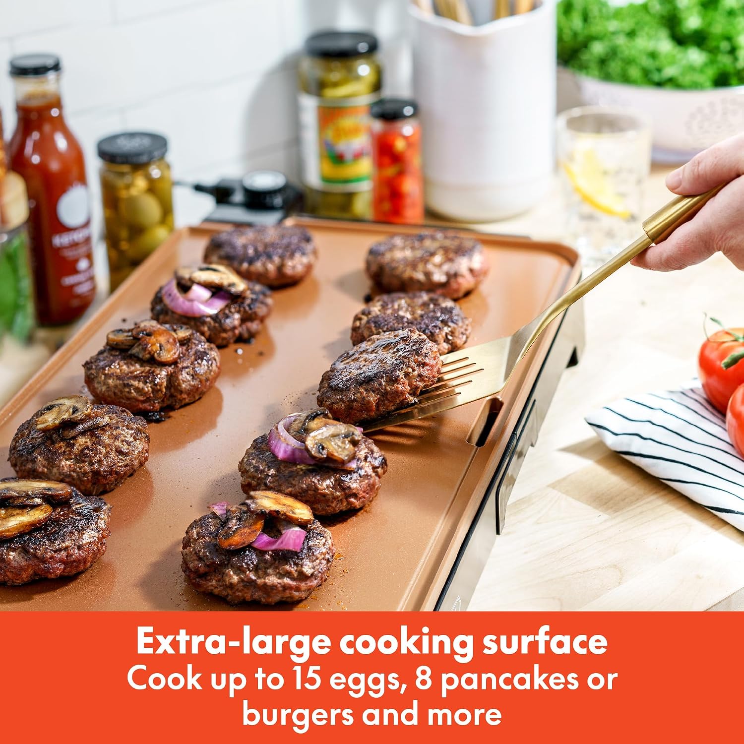 Copper XL Ceramic Electric Griddle