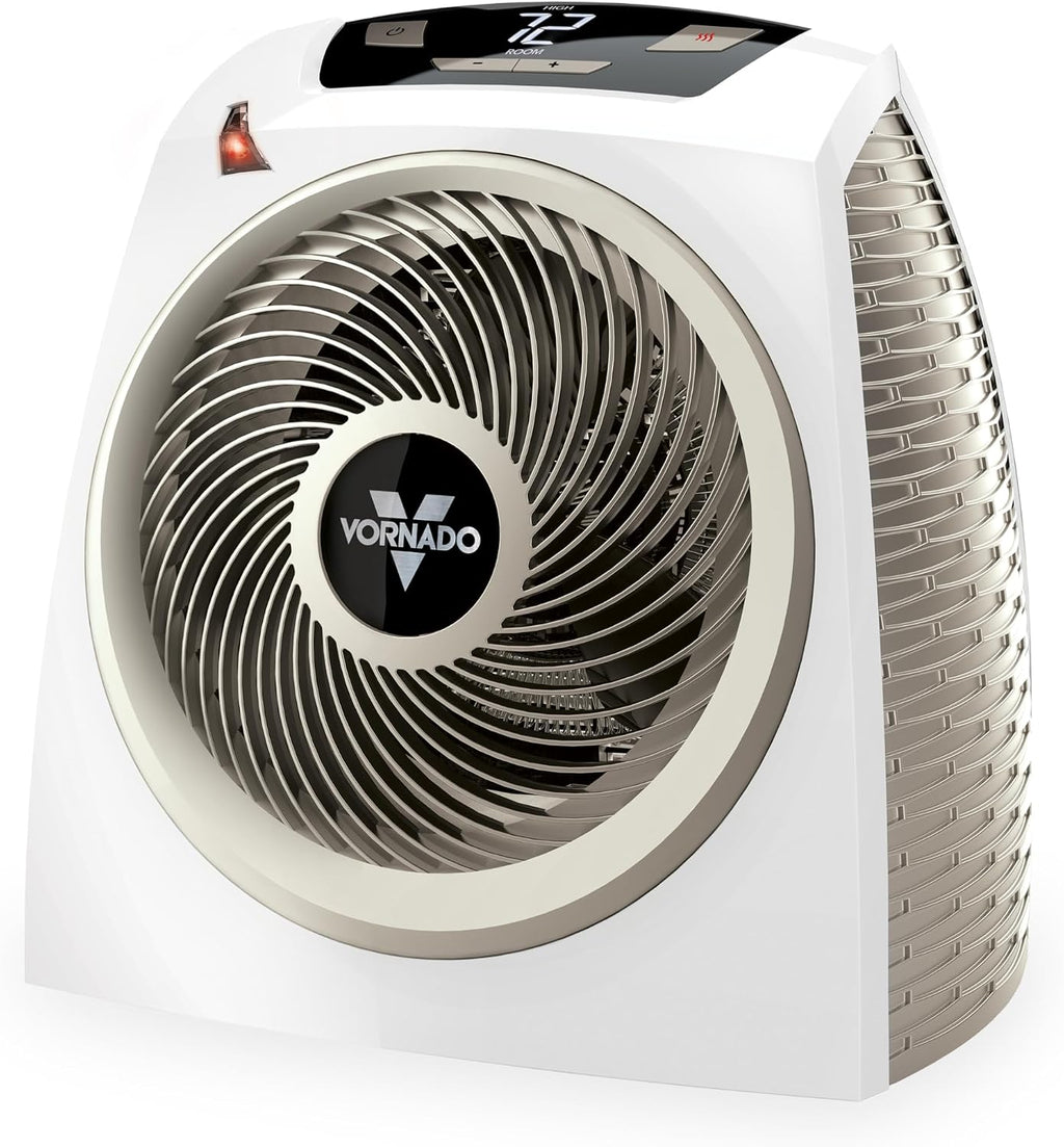 White Digital Whole Room Electric Space Heater