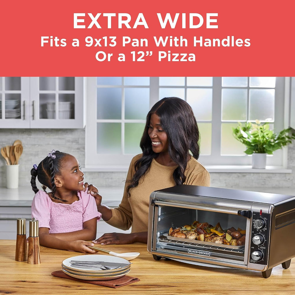 8-Slice Stainless Steel Convection Toaster Oven