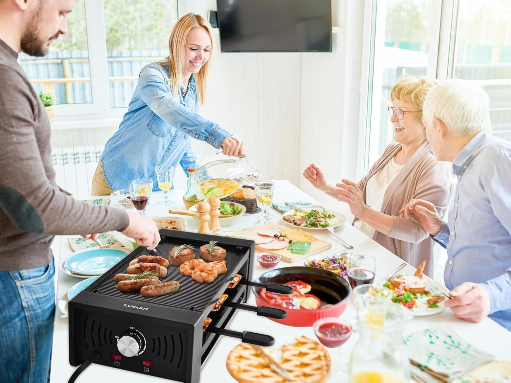 2-in-1 Raclette Korean BBQ Grill