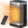 1500W Oscillating PTC Ceramic Space Heater with Remote & Timer