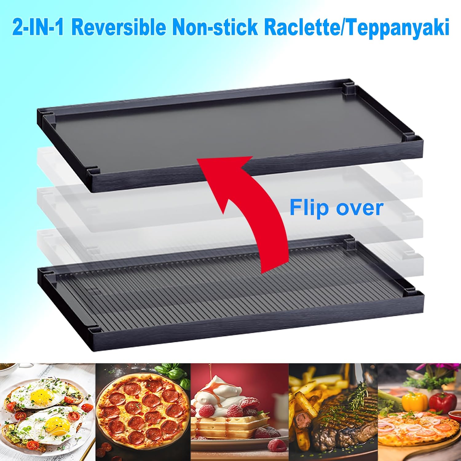 2-in-1 Raclette Korean BBQ Grill