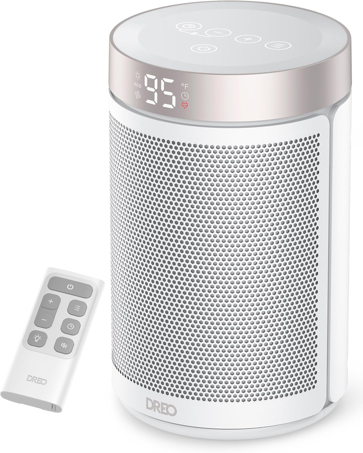 Upgraded 1500W Digital PTC Ceramic Space Heater with Remote