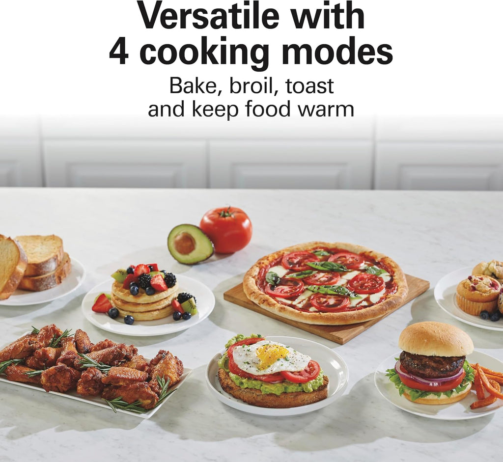 2-in-1 Stainless Steel Toaster Oven